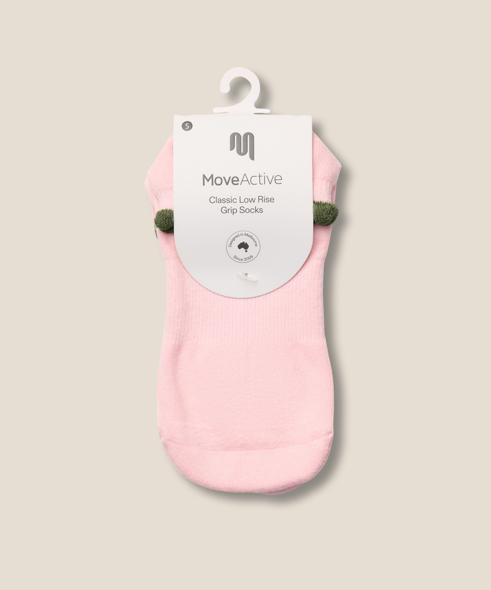 Low Rise Grip Socks - Ruffle Blush