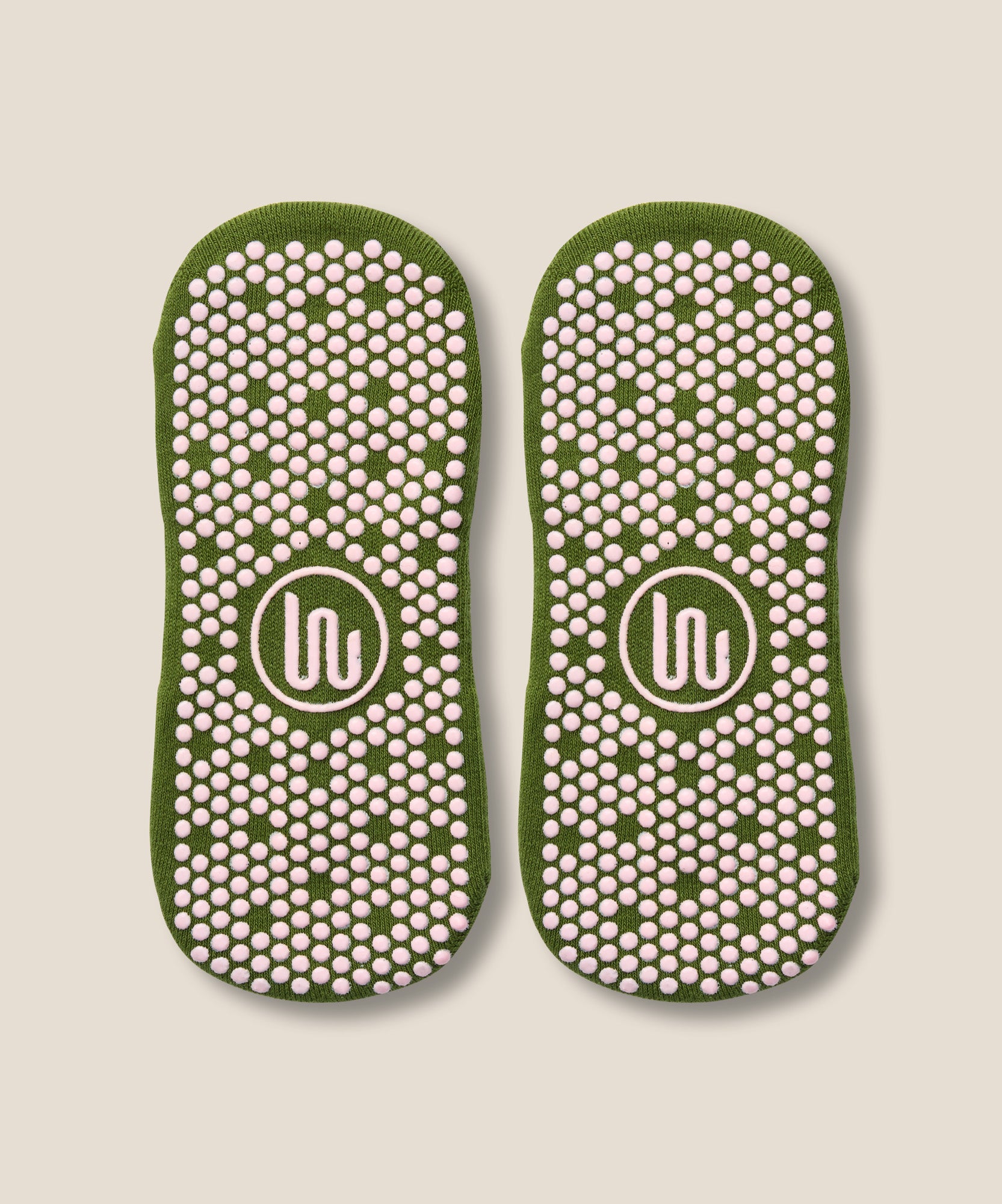 Low Rise Grip Socks - Ruffle Pine