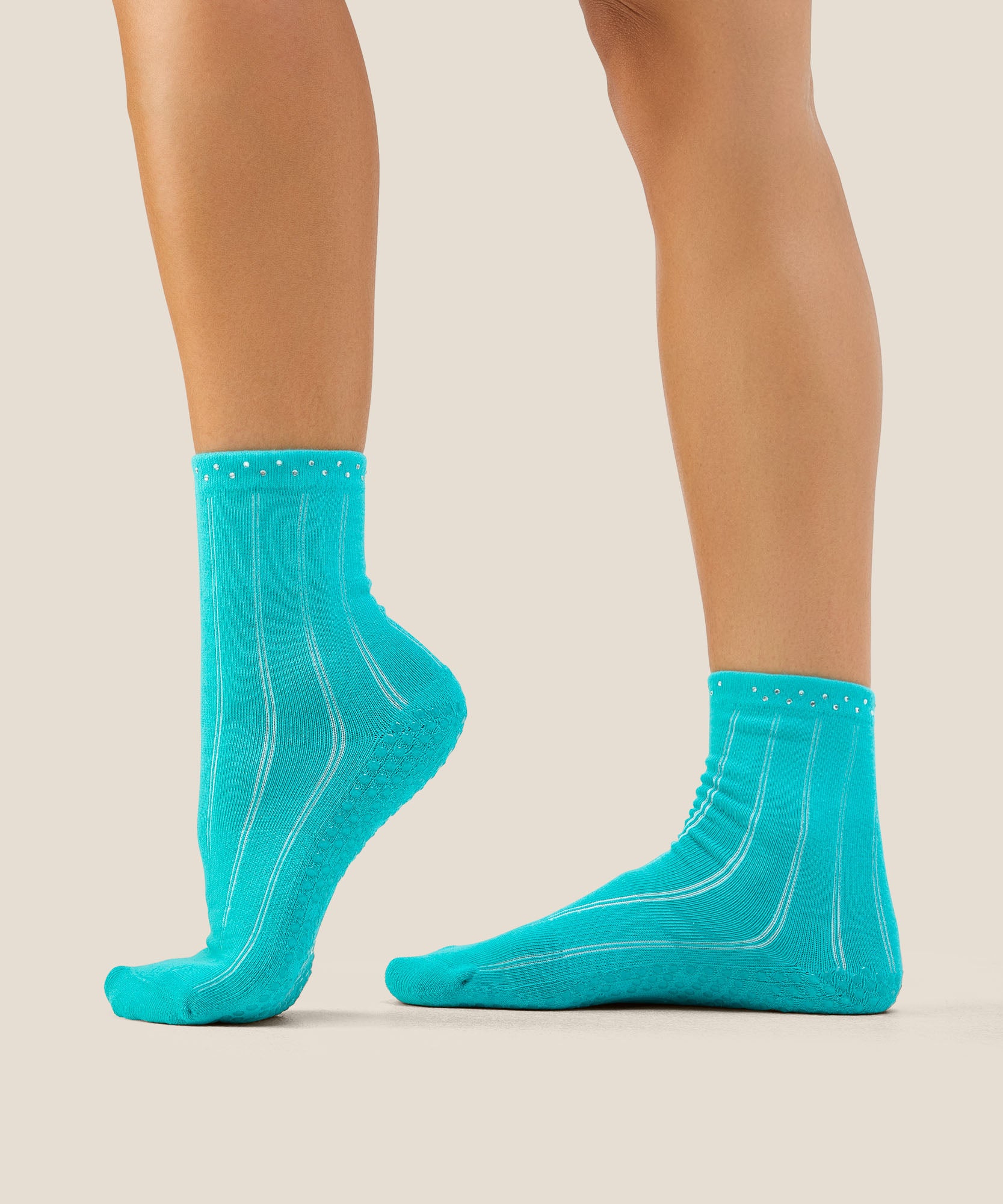 Crew Grip Socks - Gem Aqua
