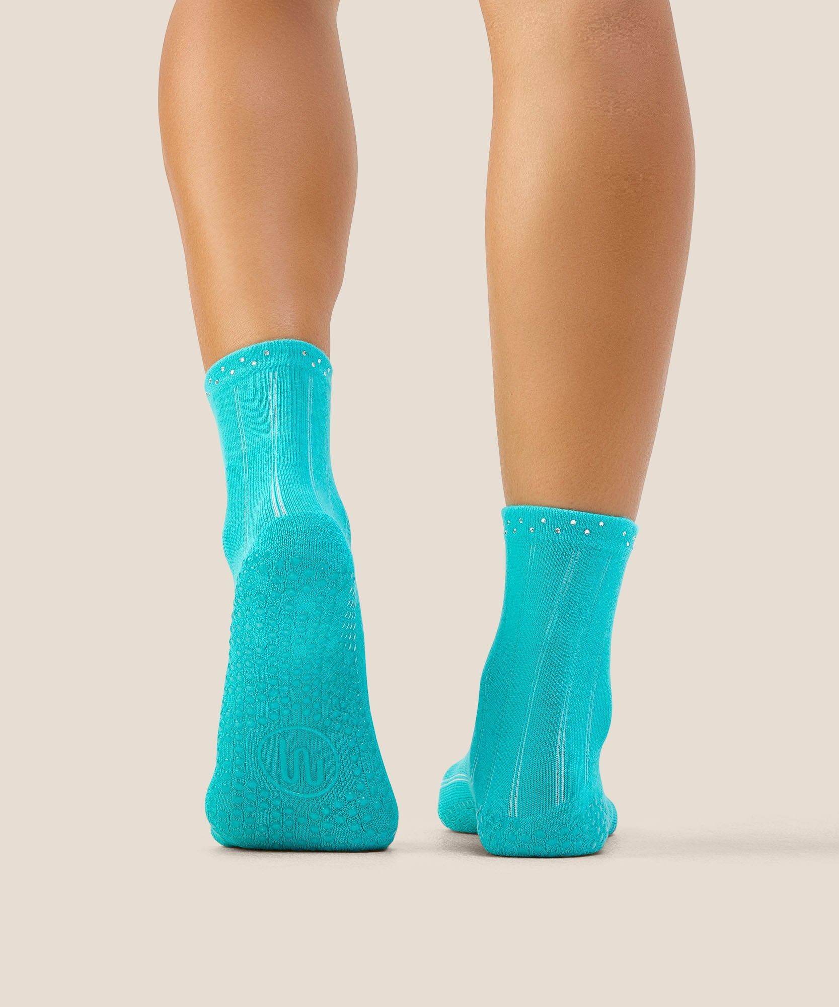 Crew Grip Socks - Gem Aqua