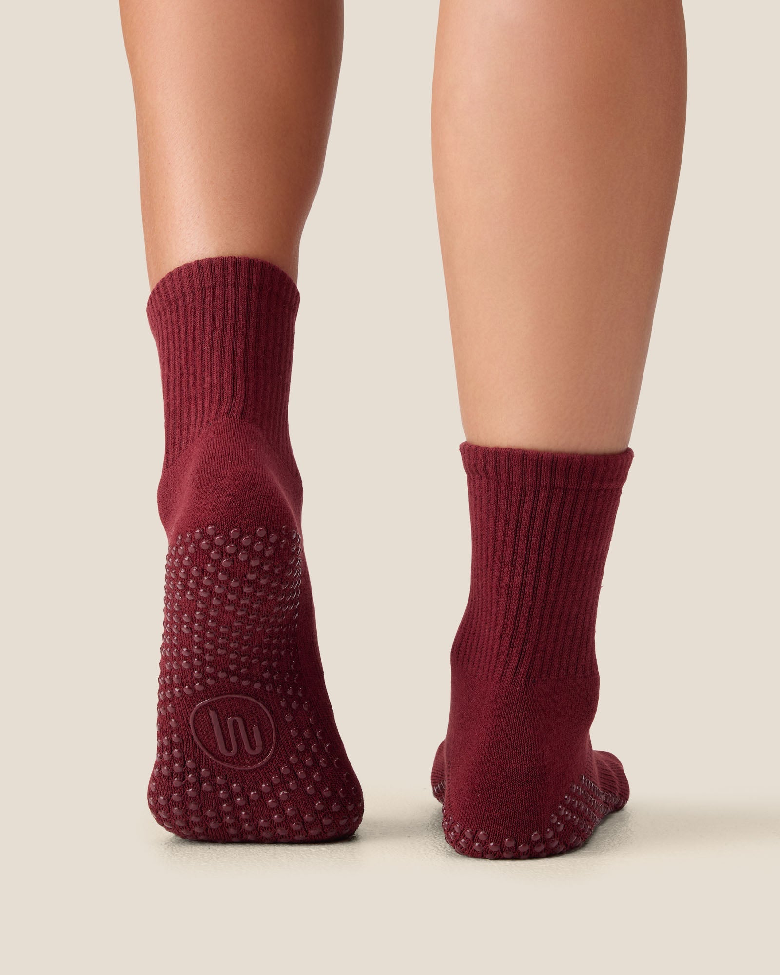 Crew Grip Socks - Cabernet