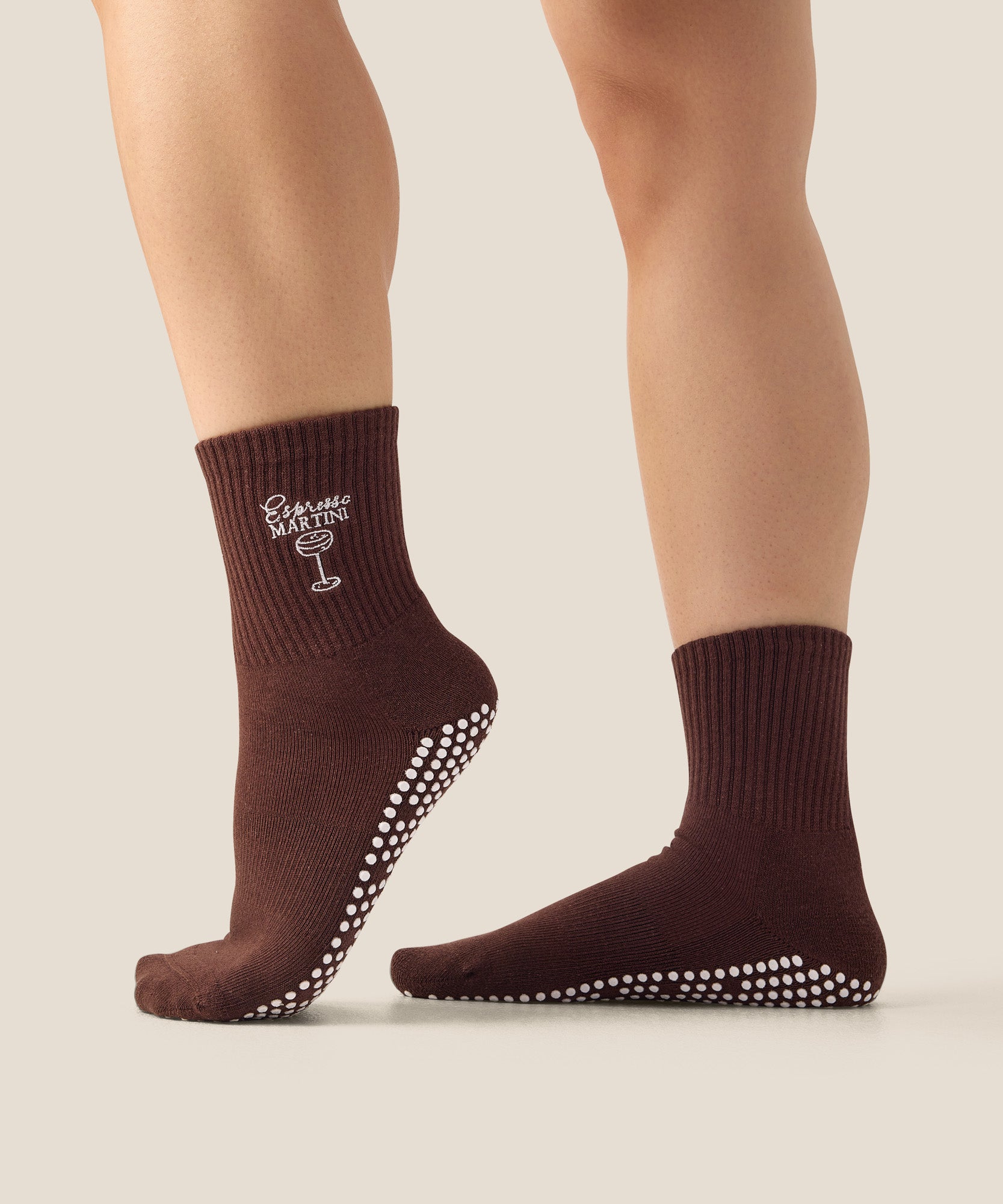 Crew Grip Socks - Espresso Martini