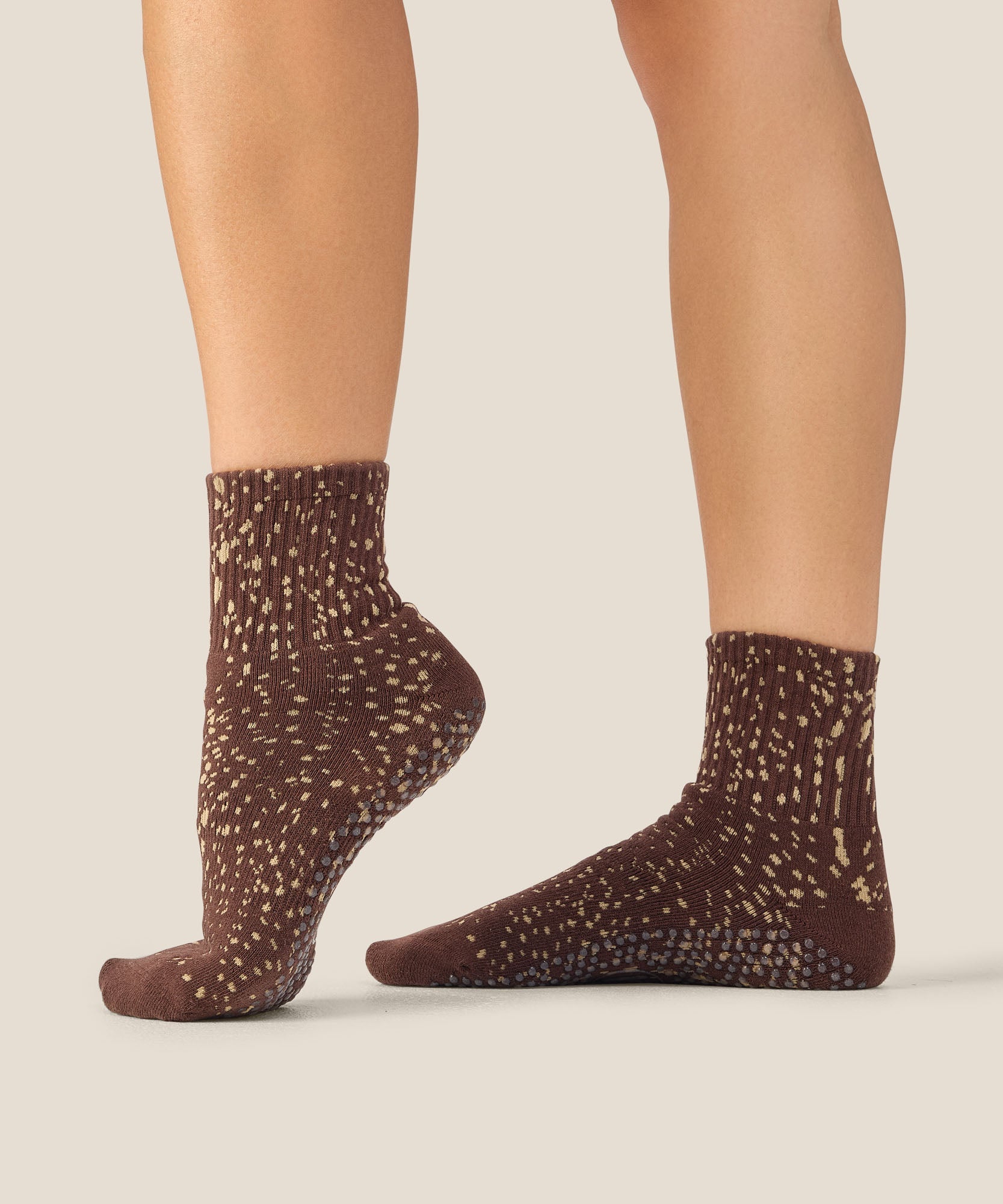 Crew Grip Socks - Fawn Espresso