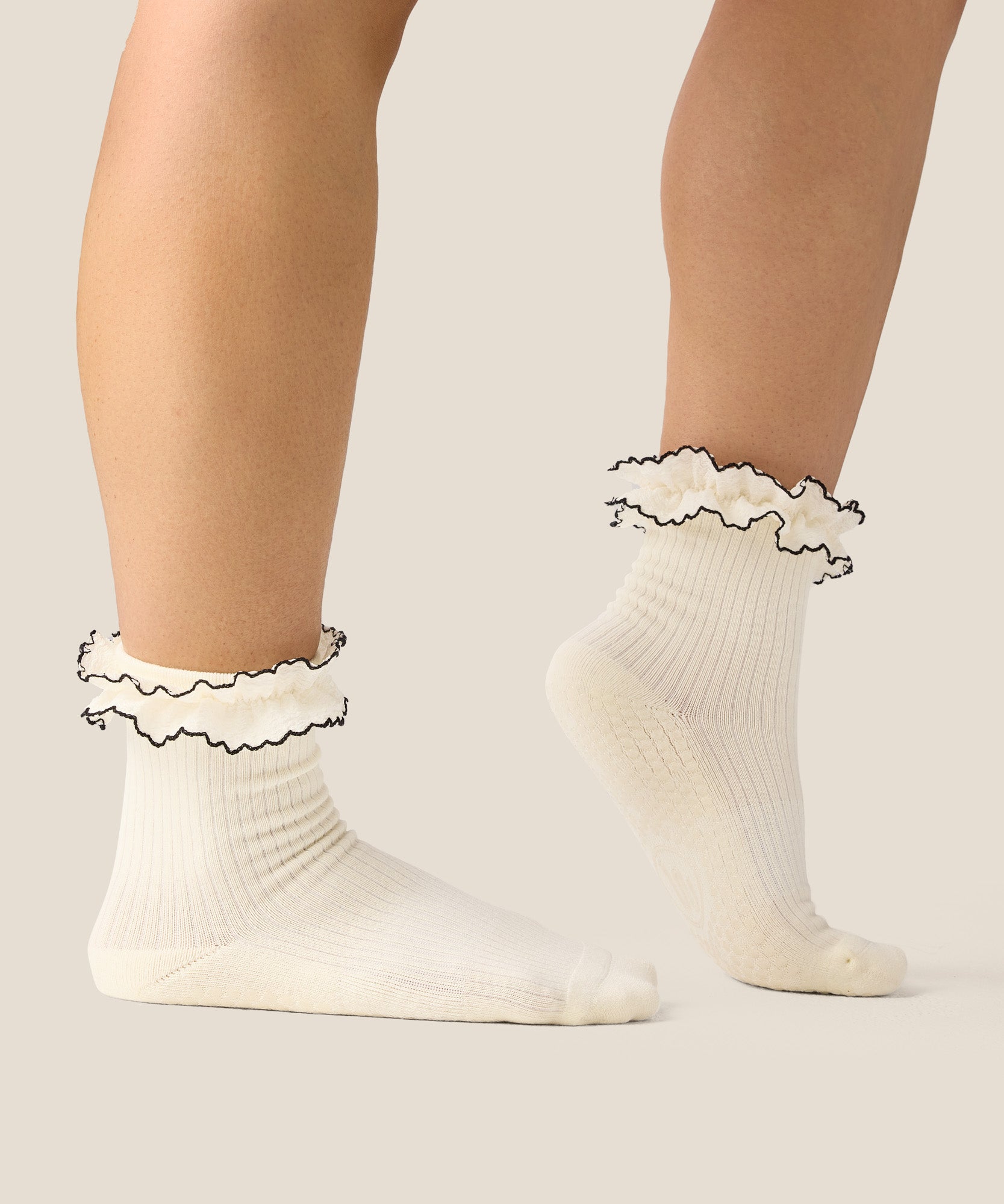 Crew Grip Socks - Ruffle Fleur