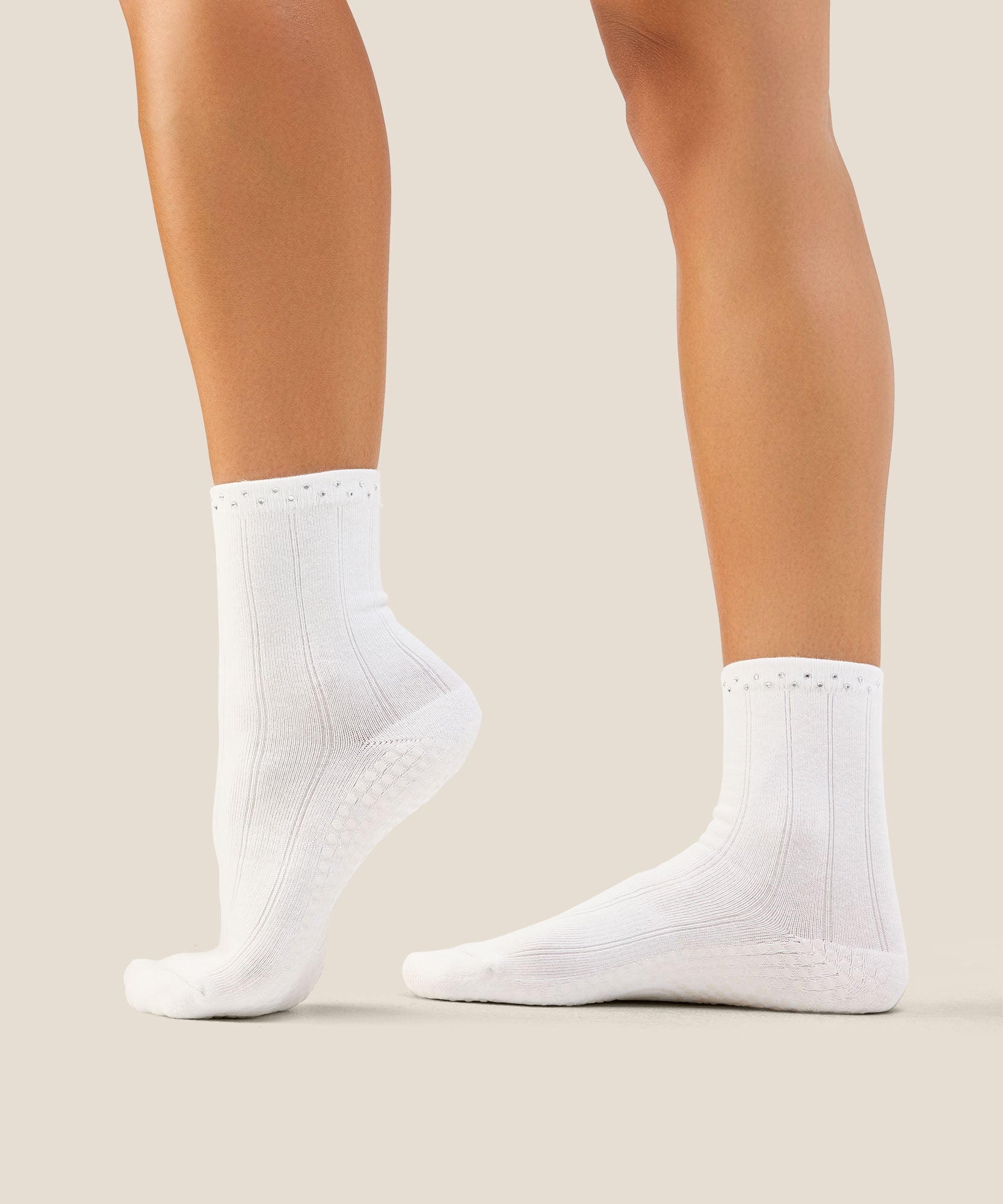 Crew Grip Socks - Gem Ivory