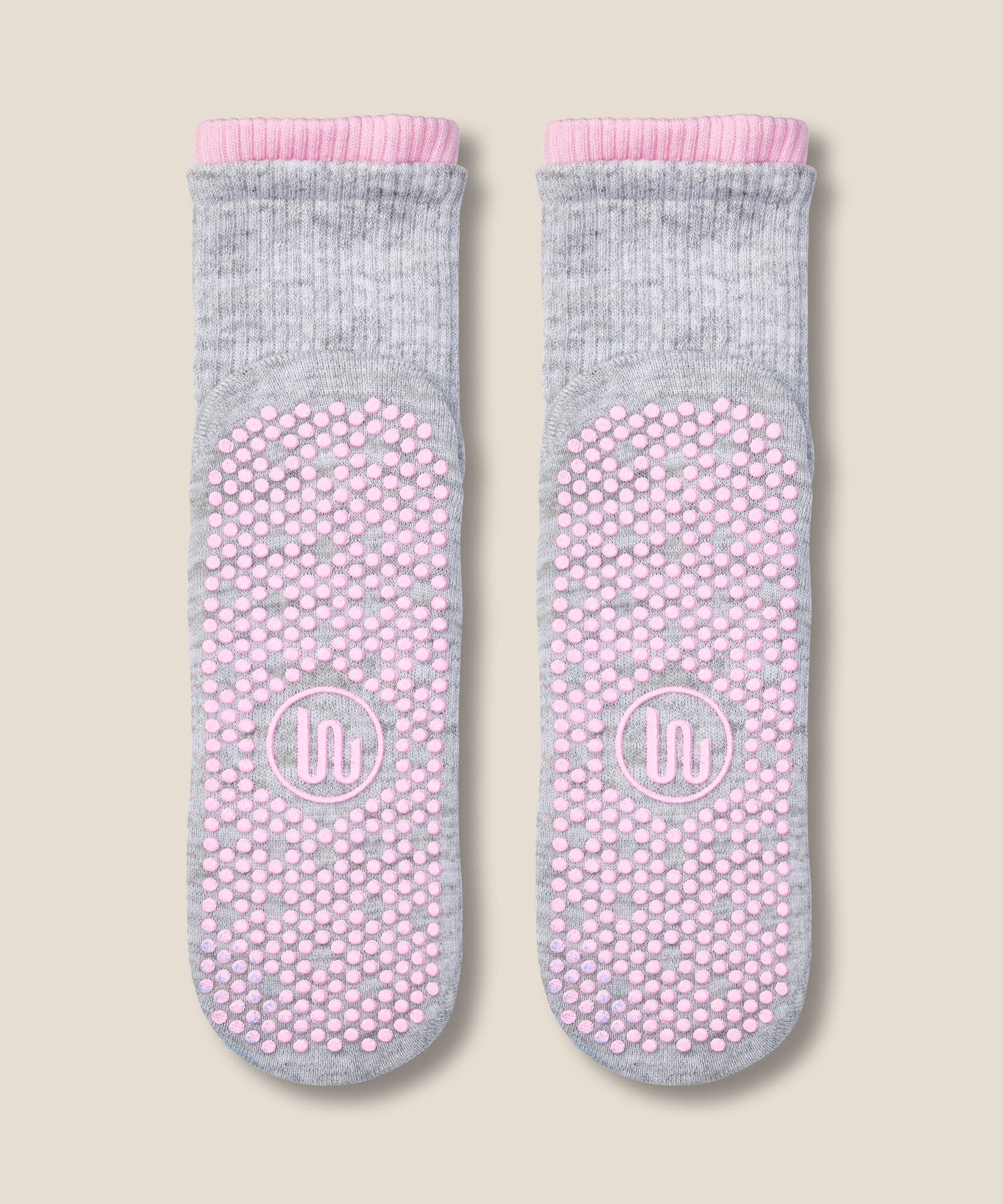 Crew Grip Socks - Layer Grey