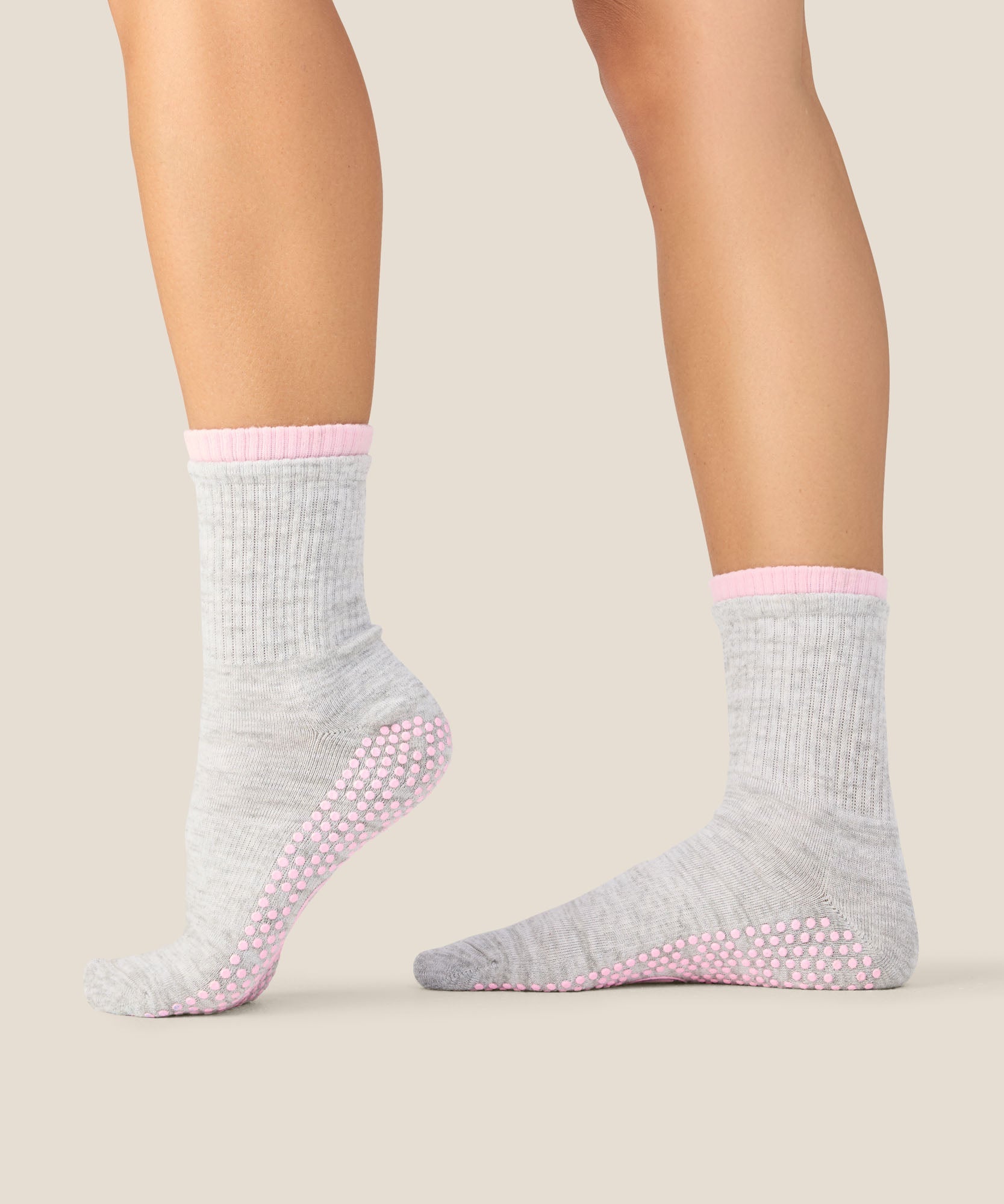Crew Grip Socks - Layer Grey