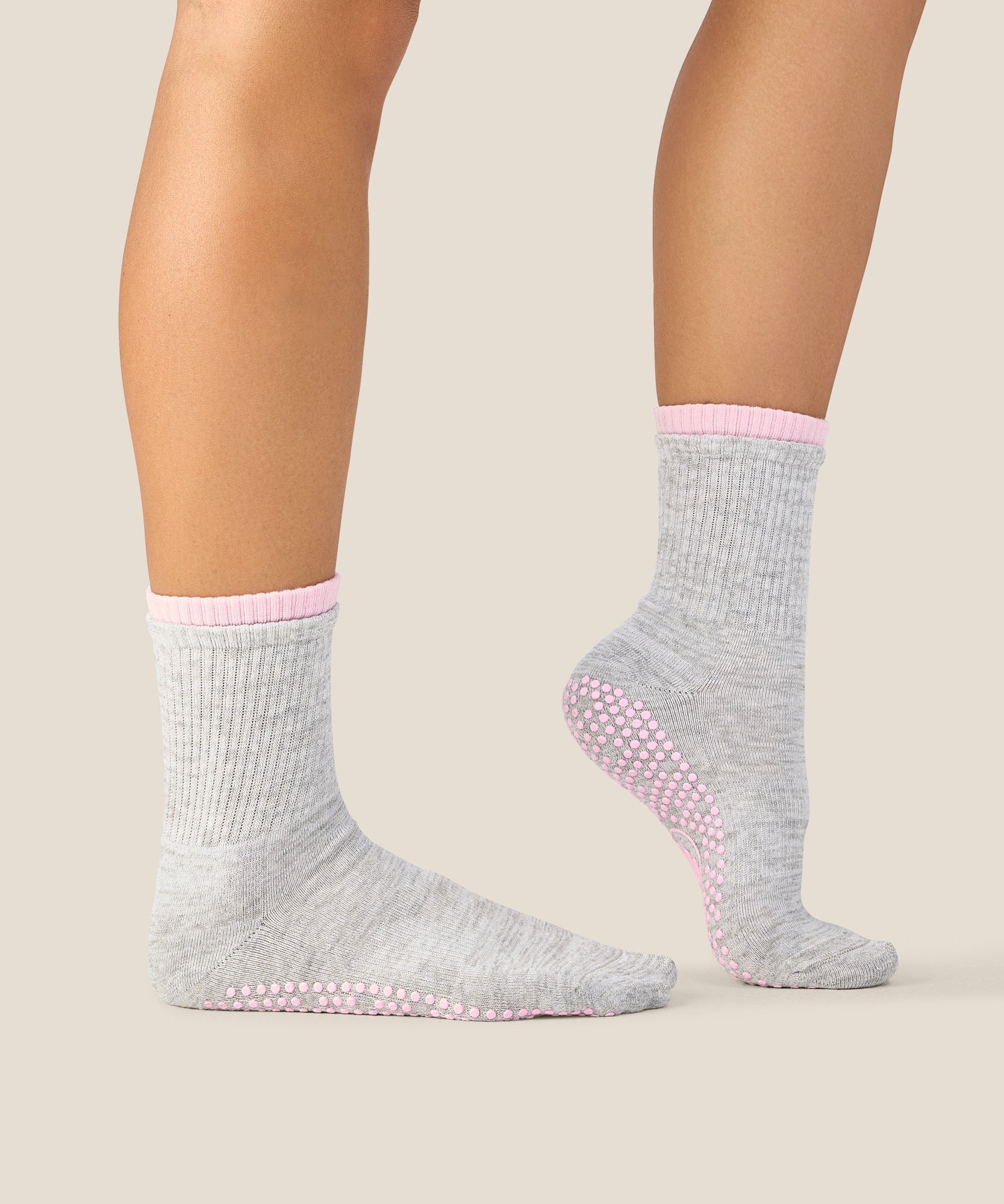 Crew Grip Socks - Layer Grey