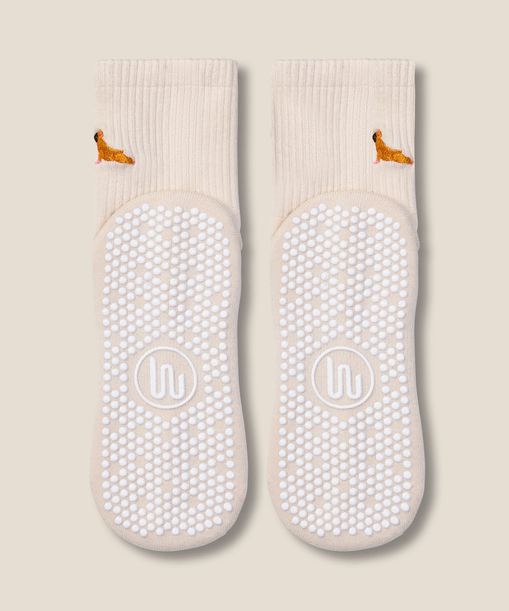 Crew Grip Socks - Pug Oat