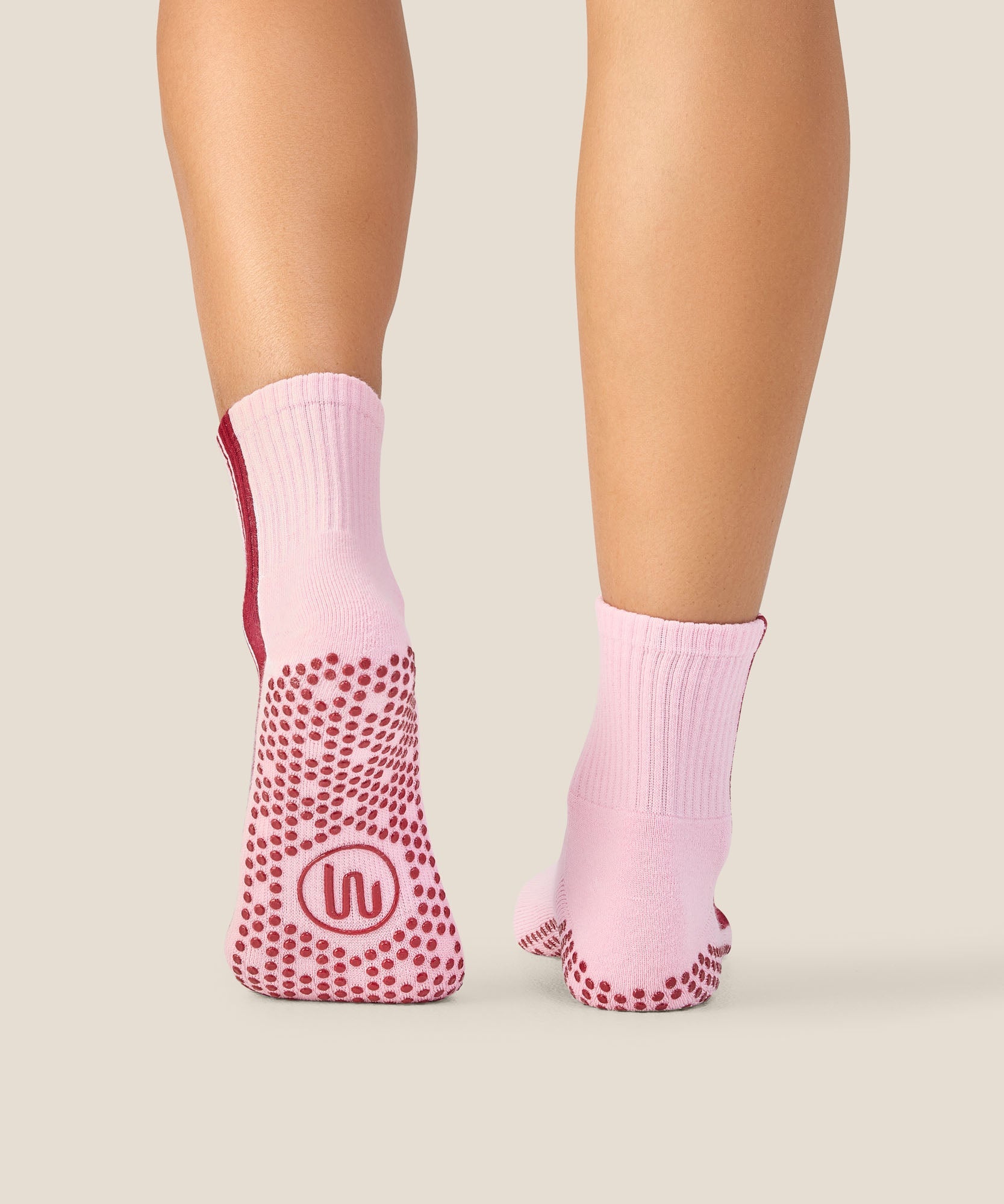 Crew Grip Socks - Racer Pink