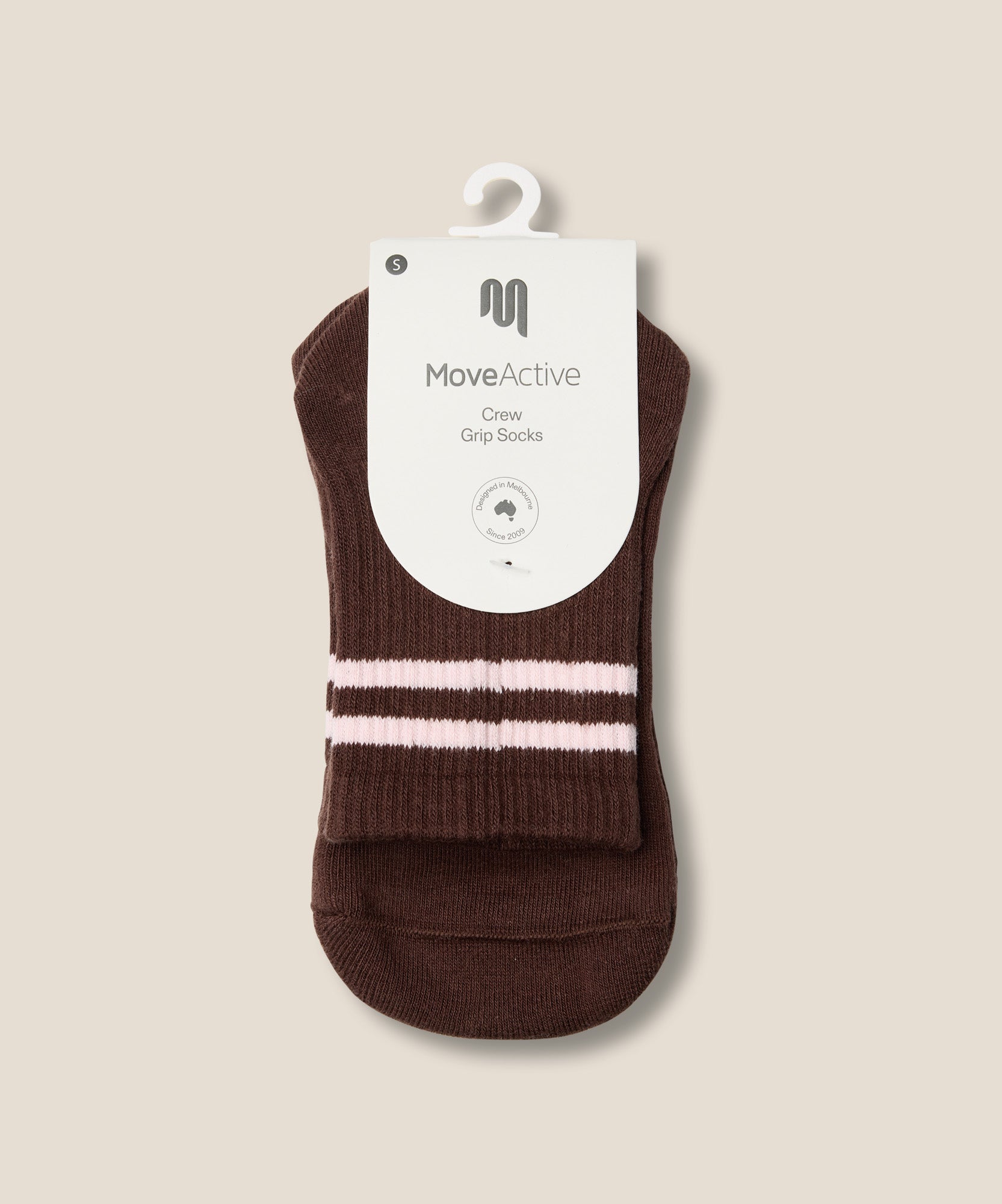 Crew Grip Socks - Sporty Stripe Espresso