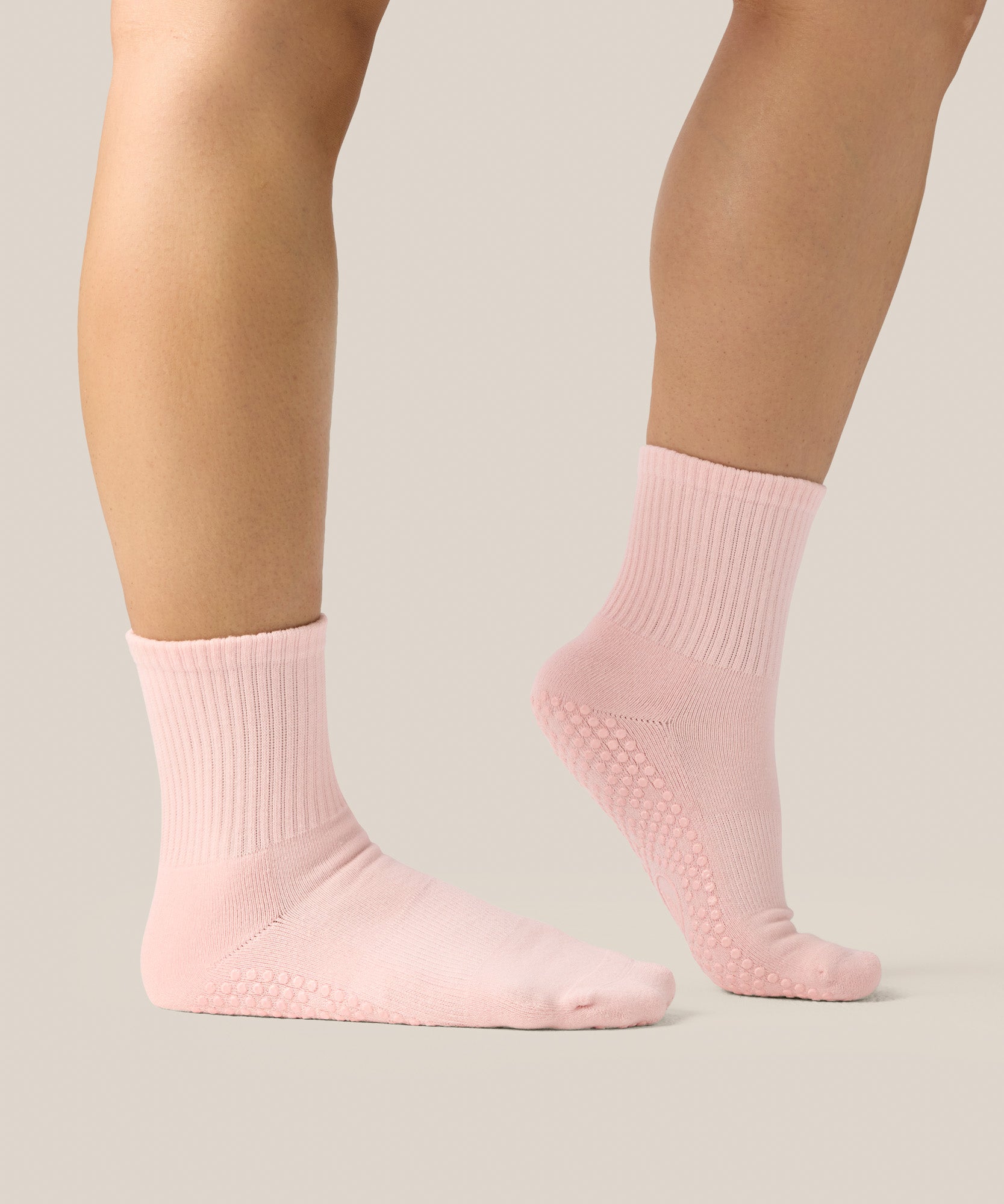 Crew Grip Socks - Sweet Pink