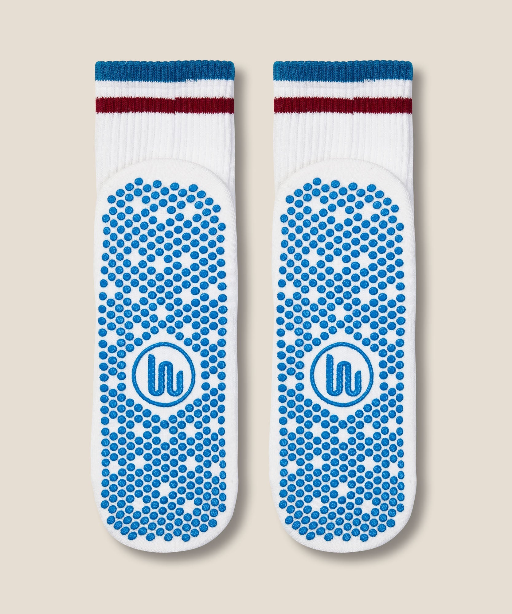 Crew Grip Socks - Track Ivory