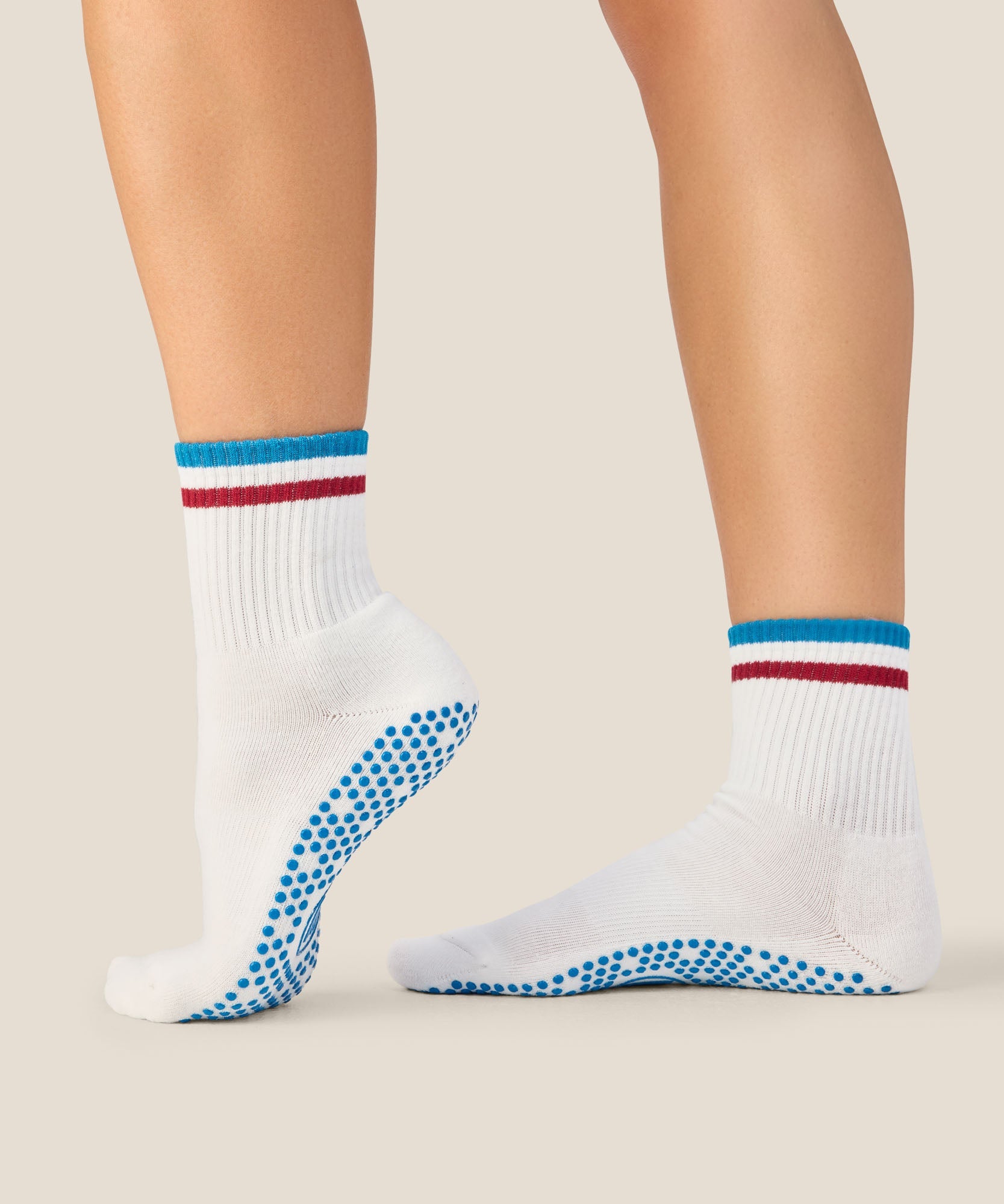 Crew Grip Socks - Track Ivory