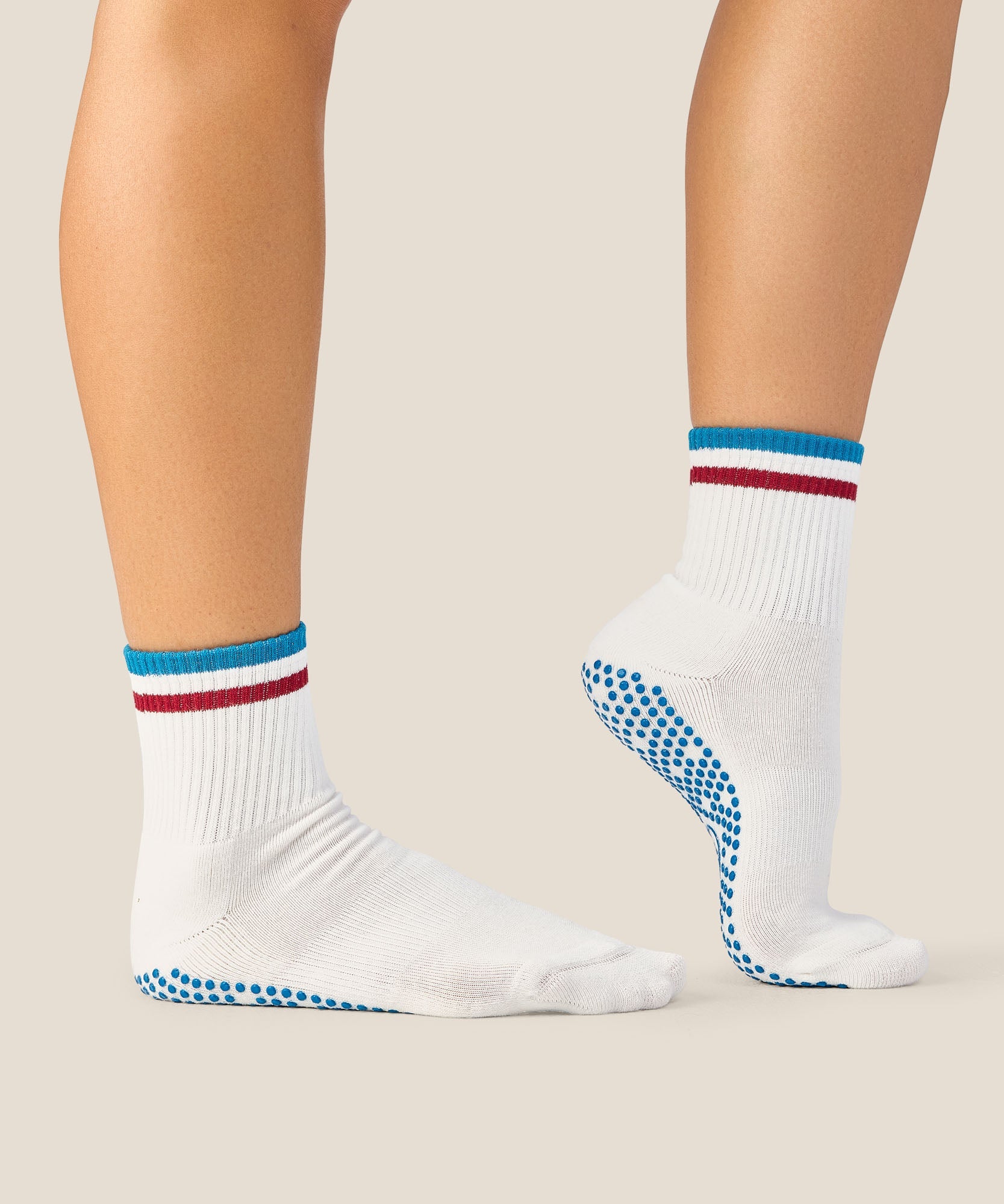 Crew Grip Socks - Track Ivory