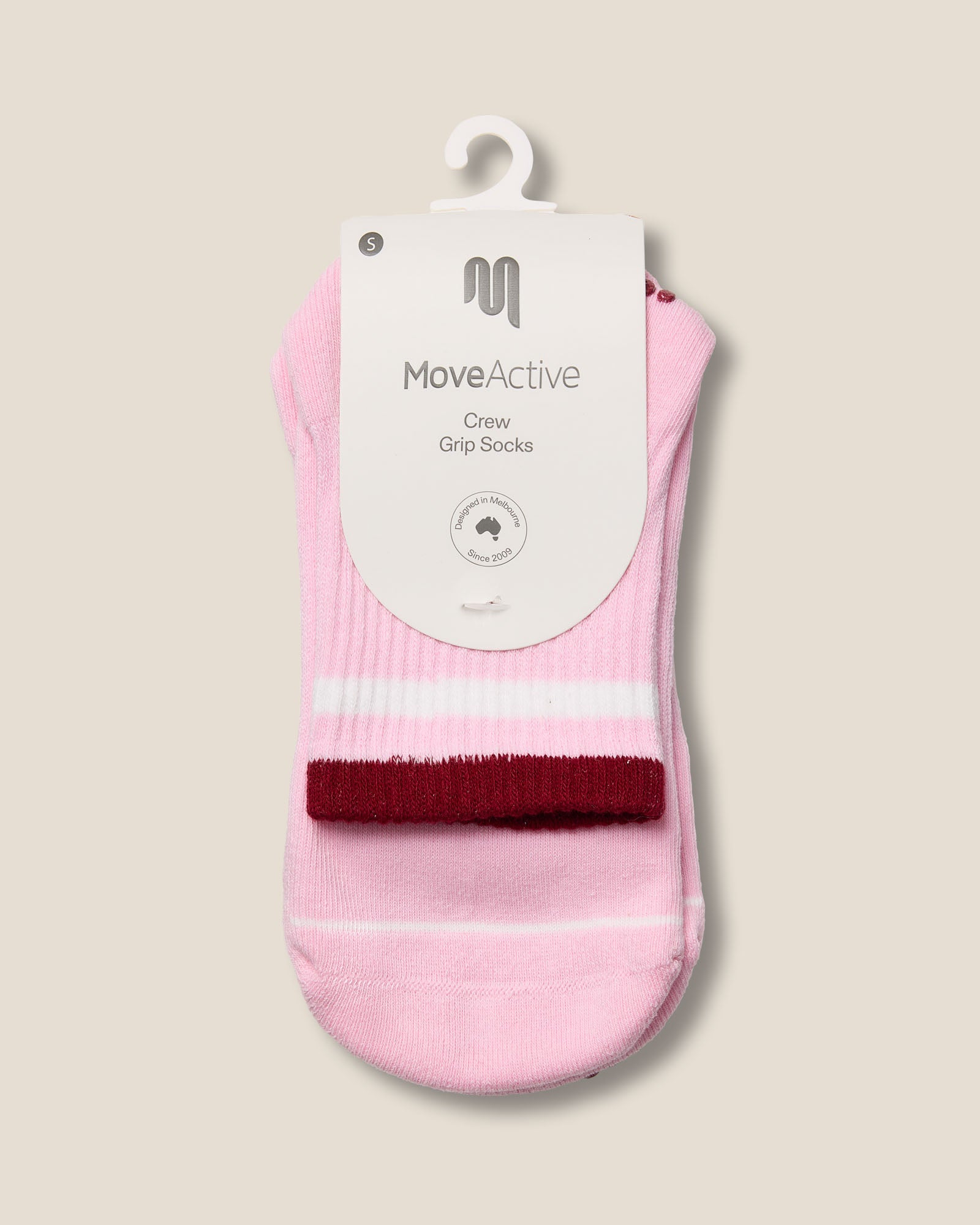 Crew Grip Socks - Track Pink