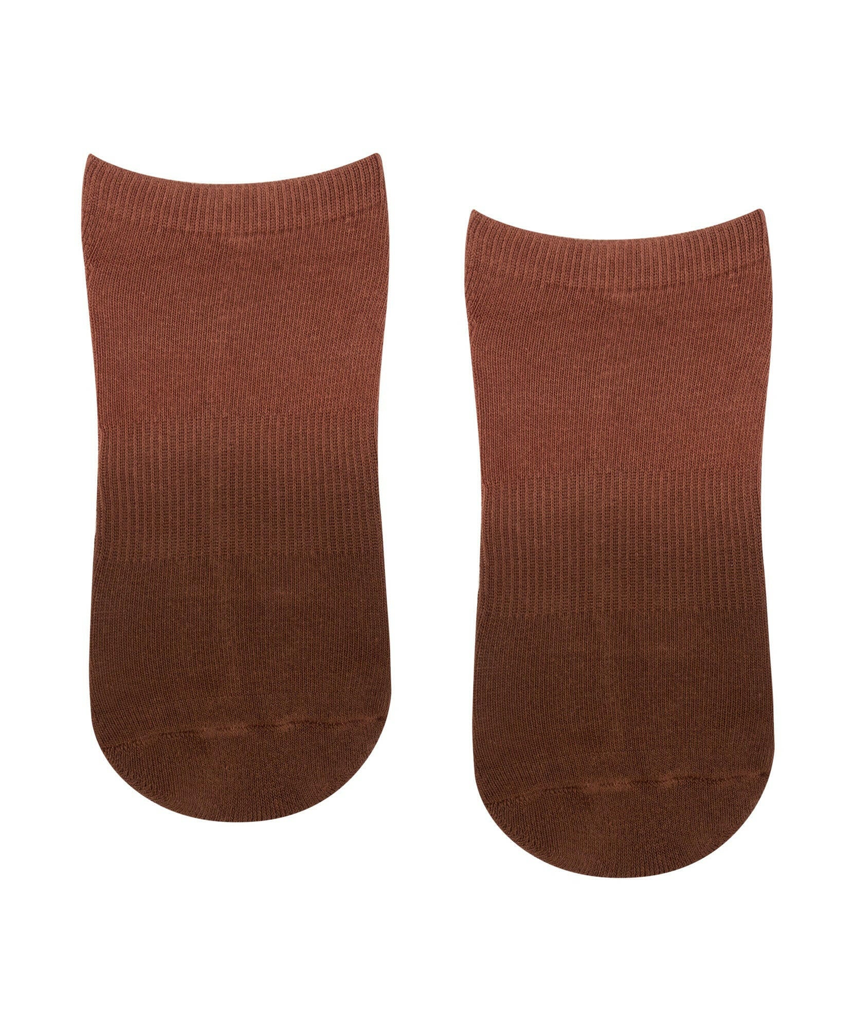 Classic Low Rise Grip Socks - Fade Red Earth.