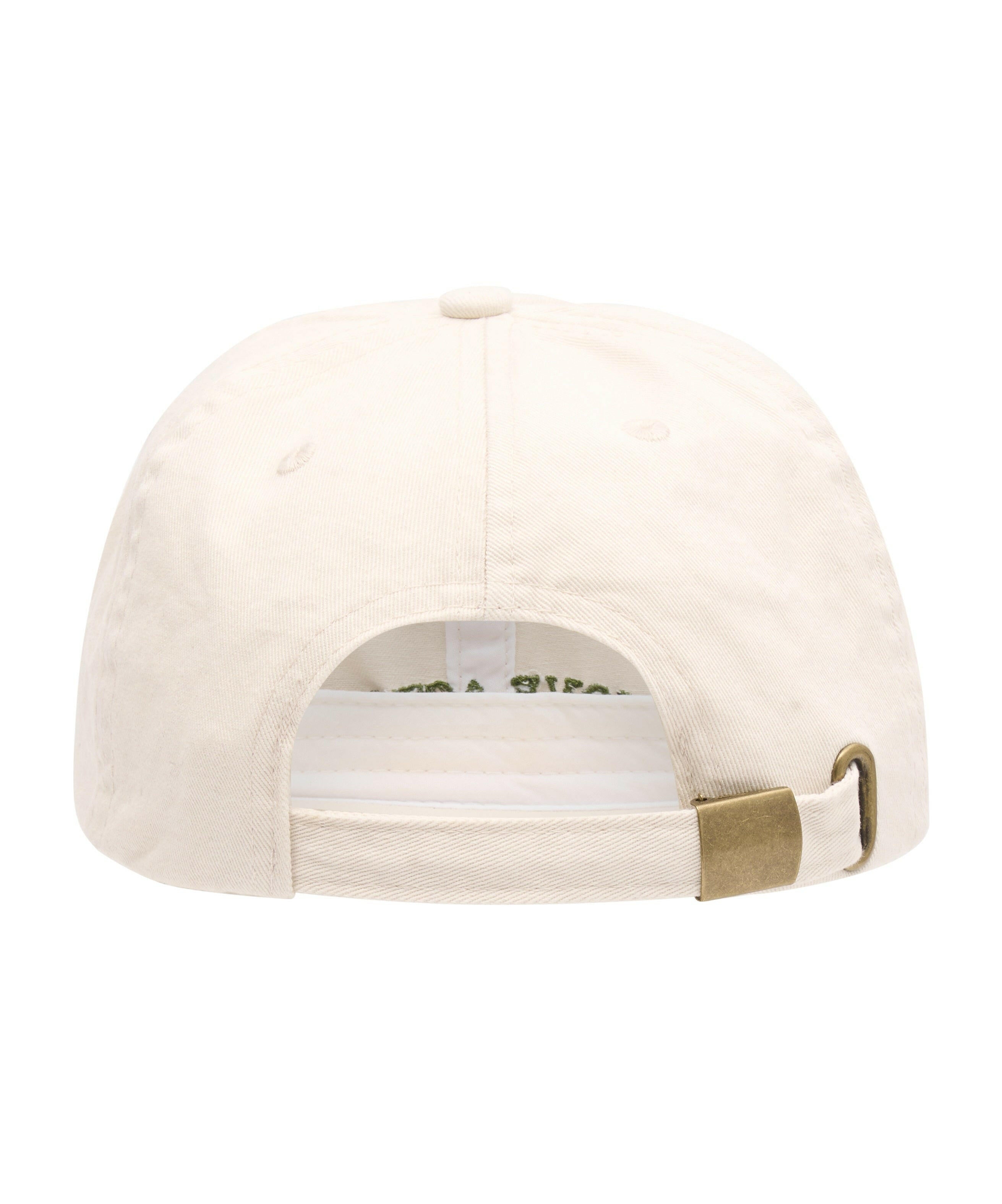 Embroidered Cap - Ivory.