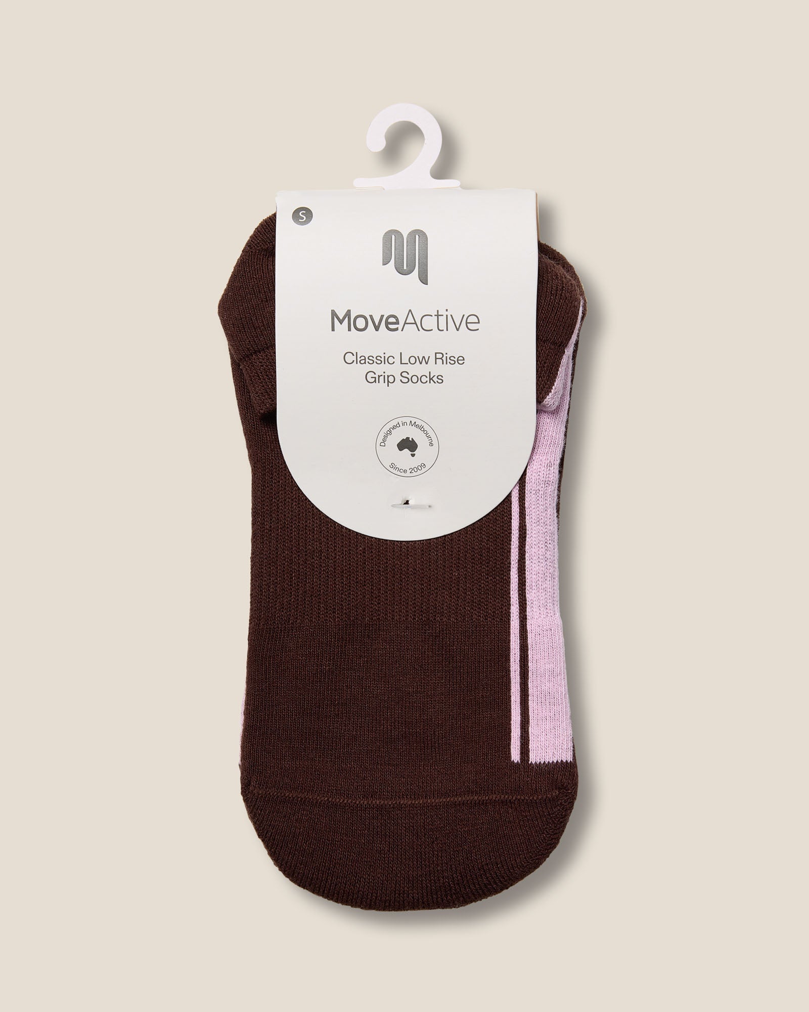 Low Rise Grip Socks - Racer Espresso