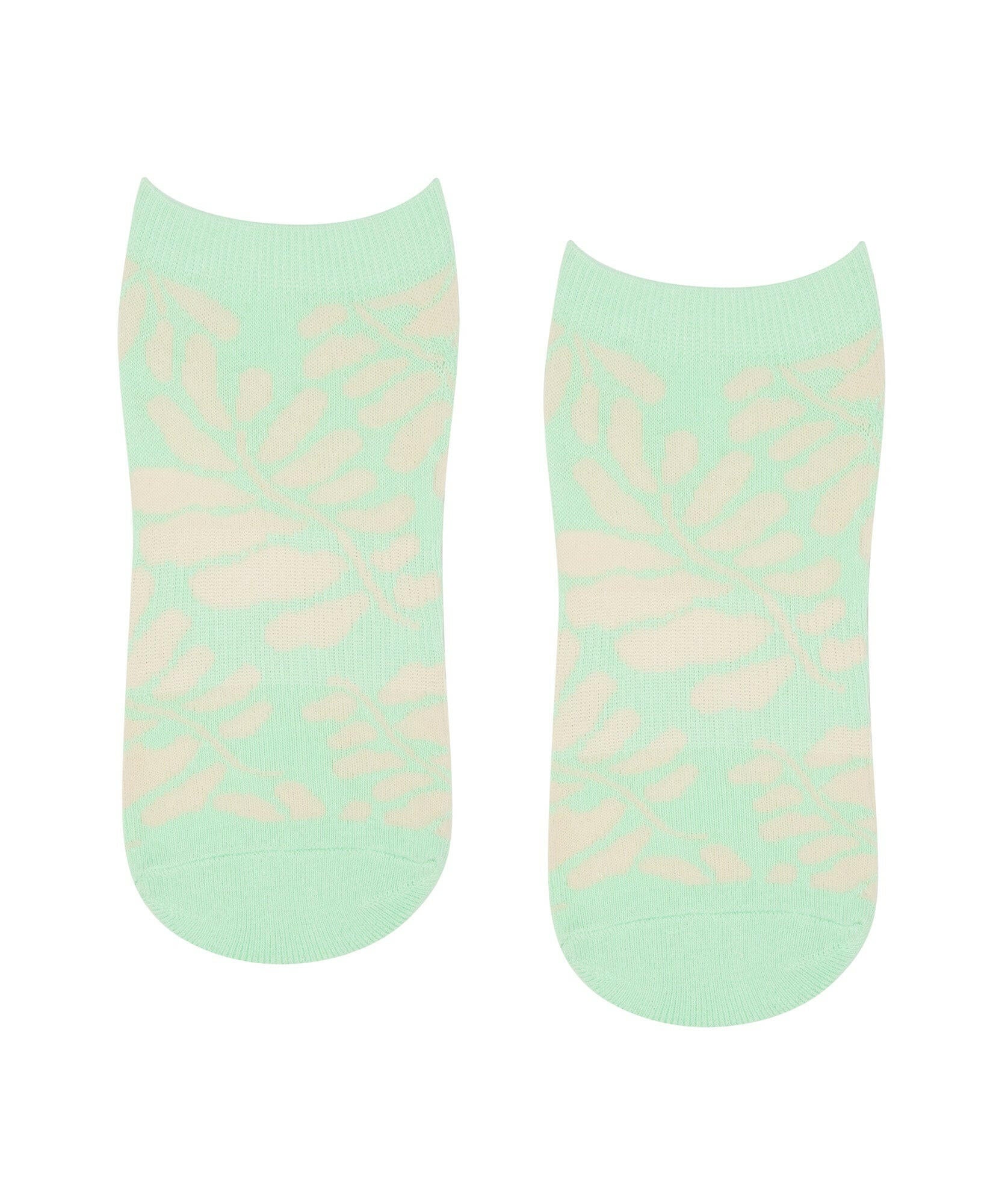 Classic Low Rise Grip Socks - Mint Canvas.