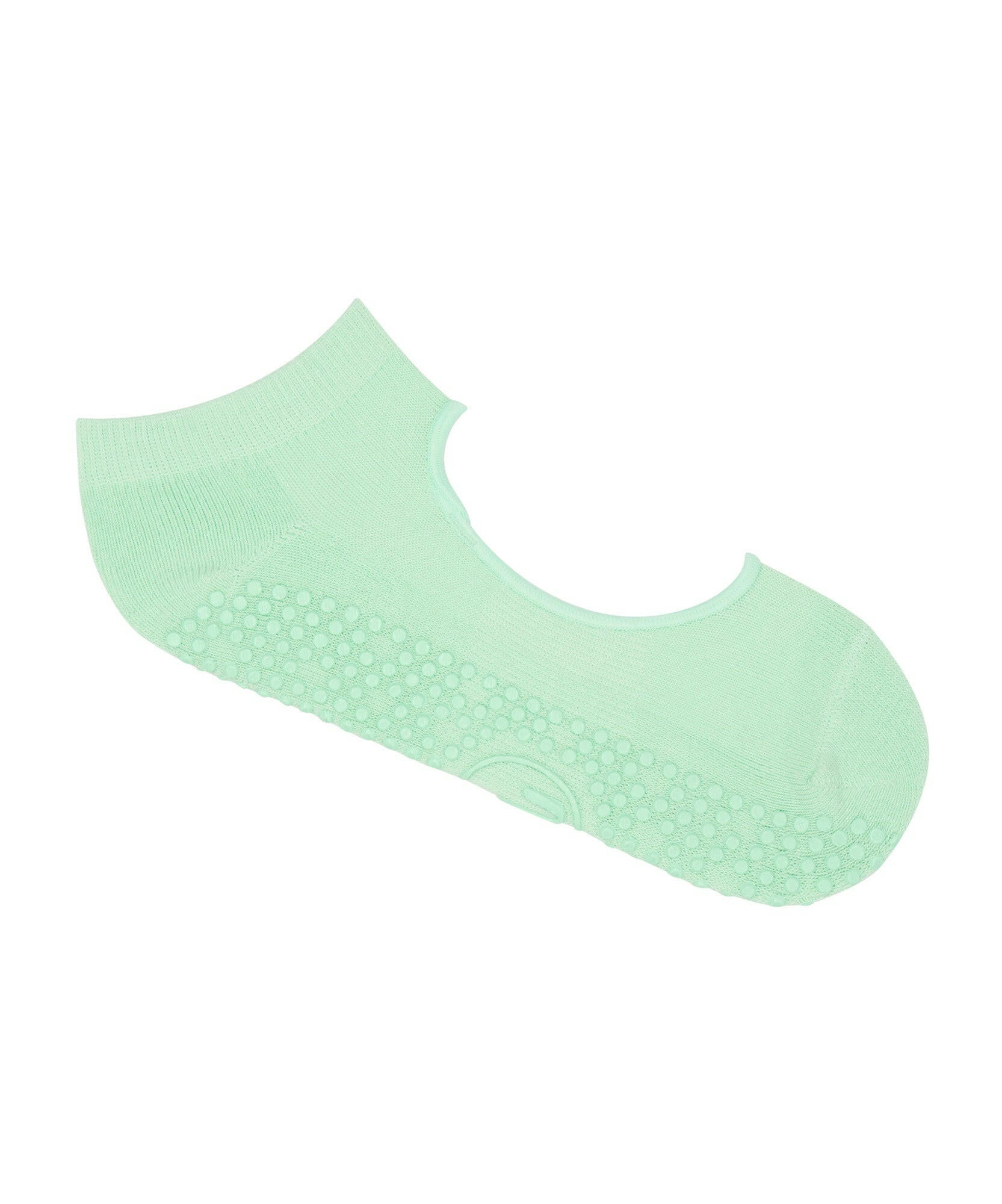 Slide On Non Slip Grip Socks - Mint.