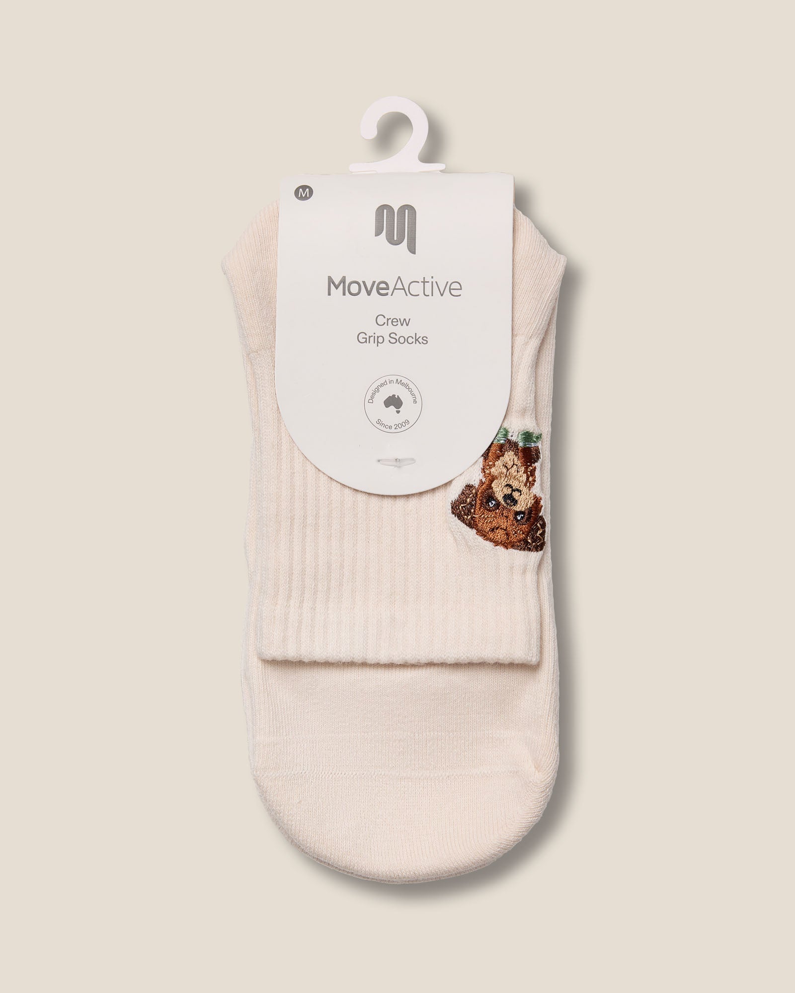Crew Grip Socks - Poodle Oat