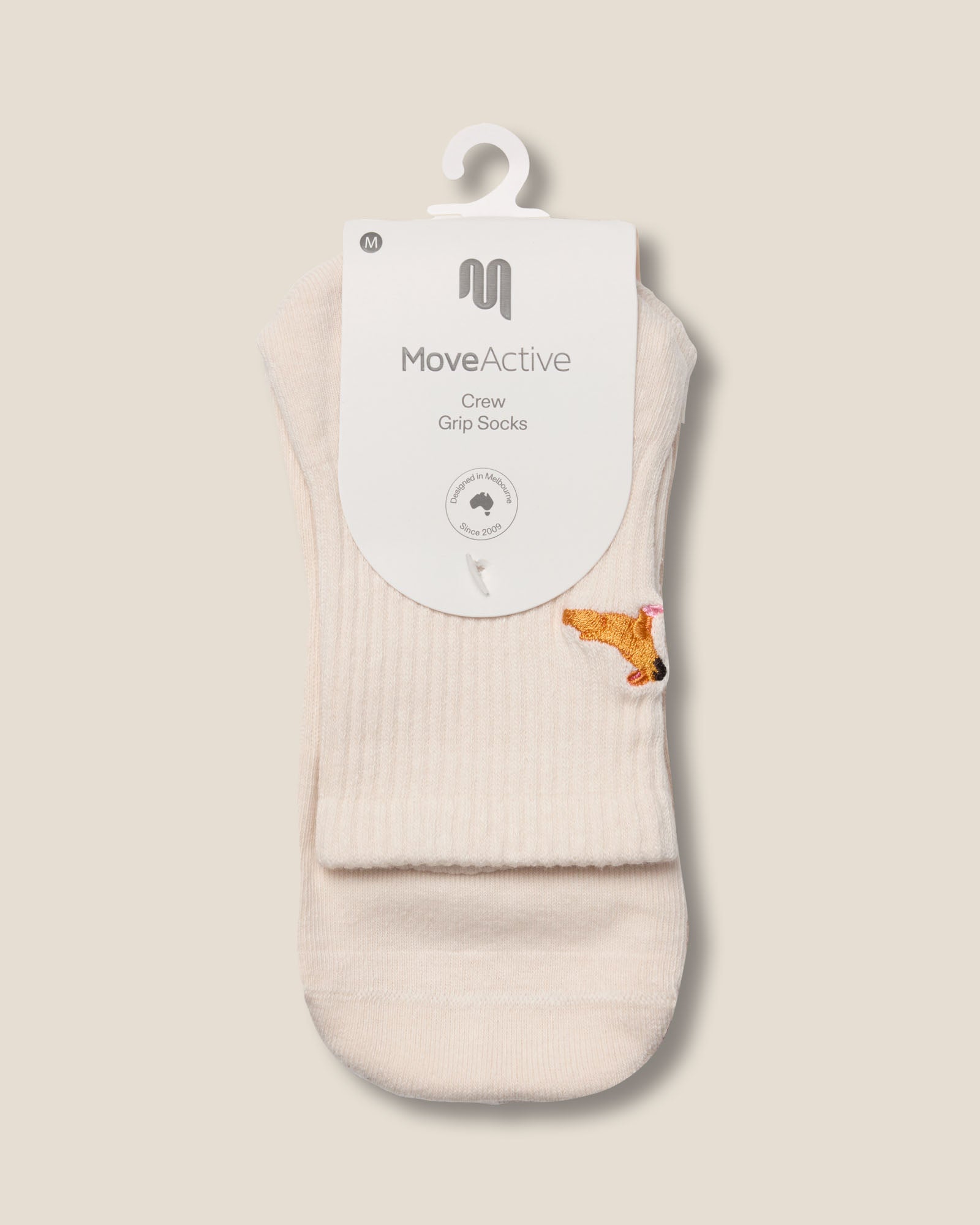 Crew Grip Socks - French Bulldog Oat
